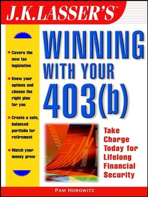 cover image of J.K. Lasser's Winning With Your 403(b)